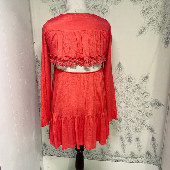 Free People Gentle Dreamer Dress Cutout Crochet - Picture 5 of 8